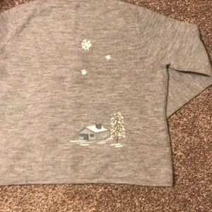 Coldwater Creek Sweaters - Grey winter zip front sweater. Coldwater Creek Sweaters - Grey winter zip front sweater.